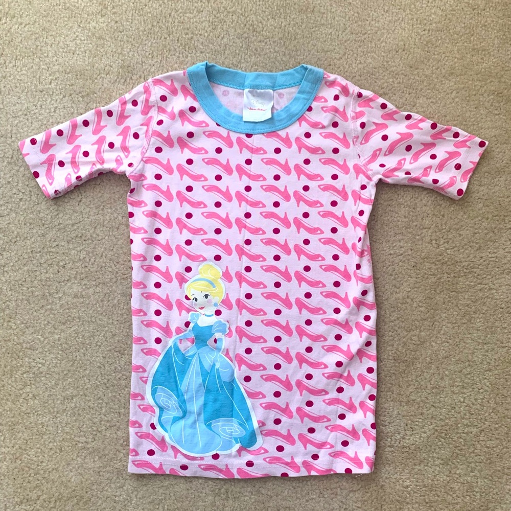Hanna Andersson Pink And Blue Cinderella T-shirt Size 10